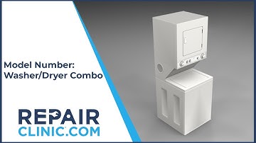 How to Find the Model Number on a Washer/Dryer Combo - Tech Tips from Repair Clinic