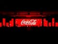 Cocacola conference  minimalist  immersive 360 stage visuals projection mapping idents by melt