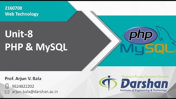 Unit 8 - PHP & MySQL
