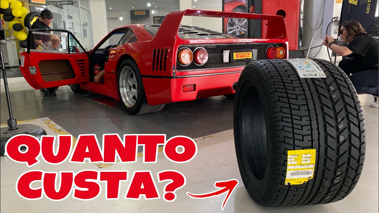 4 Pneus Semi-slick 1/8 Pour Ferrari F40 & Autres Voitures – Échelle 1:8