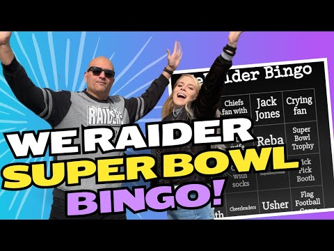 Super Bowl Weekend Bingo Challenge in Las Vegas | We Raider