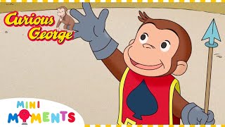 George Guards the Castle  | Curious George | Compilation | Mini Moments