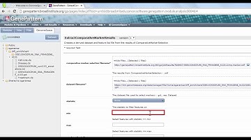 Extracting a list of genes using the ExtractComparativeMarkerResults tool in GenePattern