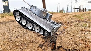 RC TANK Mato Full Metal German Tiger 1 Off-Road Ride