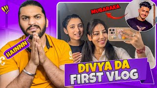 Divya Da First Vlog Mayank Happy 😂