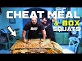 BOX SQUATS AND PIZZA PARTY CHEAT MEAL | BRIAN ALSRUHE | BRIAN SHAW