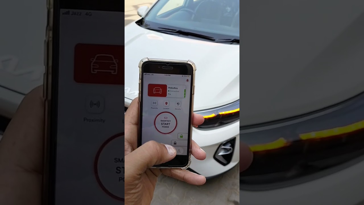 Mobokey allows the user to lock/unlock the car using a smartphone! 