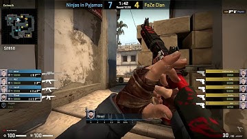 CS:GO POV Demo NiP f0rest (24/14) vs FaZe (de_mirage)