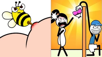 Help Me Tricky Puzzle vs Thief Puzzle - Satisfying  Gameplay All Levels