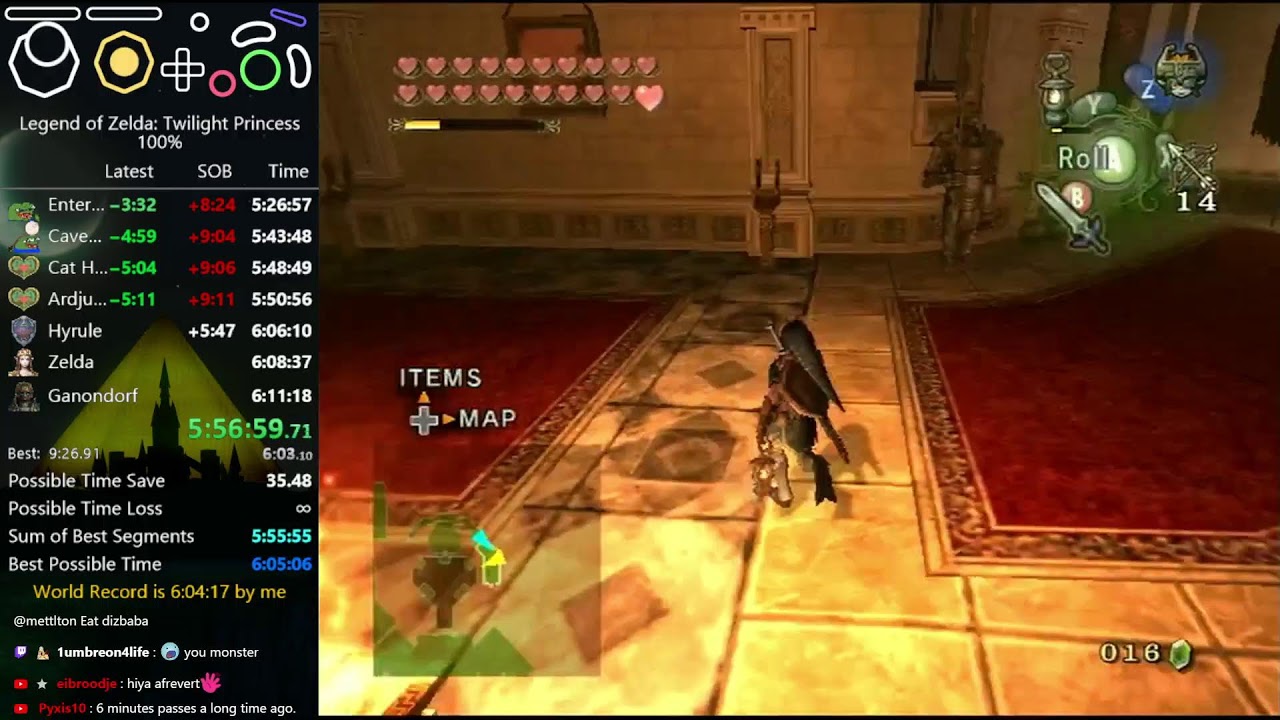 Twilight Princess 100% speedrun