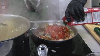 Olivia's makes their Pescatore Calabrese in the FOX43 kitchen