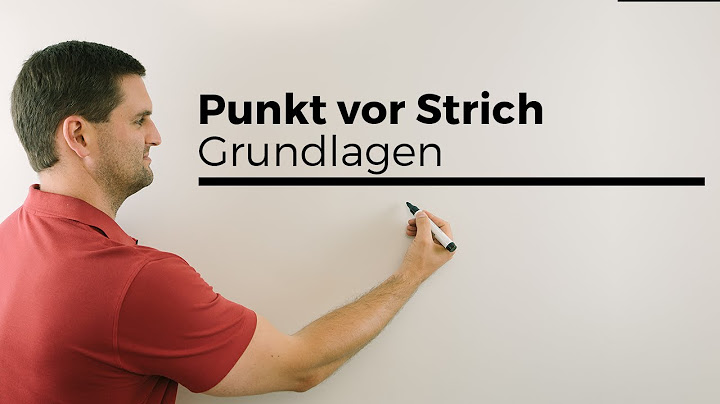 Punkt vor Strich, Grundlagen zum Rechnen | Mathe by Daniel Jung