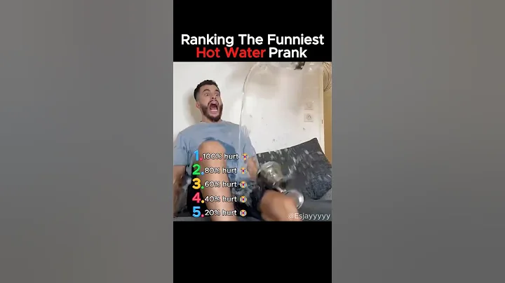 Ranking Funniest Hot Water Prank 😂 #shorts #funny