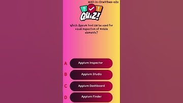 Which Appium tool can be used for visual inspection of mobile elements?