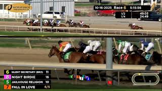RACE 6 PROGRAM 10 16 2025