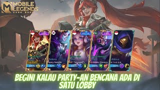 PARTY CEWE FULL TOXIC SANGAT TIDAK RAMAH BINTANG 10 | GAMEPLAY LAYLA MOBILE LEGENDS 2022