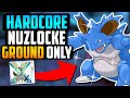 CAN I BEAT A POKÉMON X HARDCORE NUZLOCKE WITH ONLY GROUND TYPES!? (Pokémon Challenge)