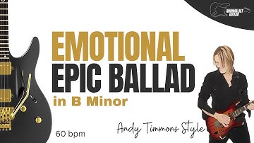 Emotional Epic Ballad in B Minor Backing Track