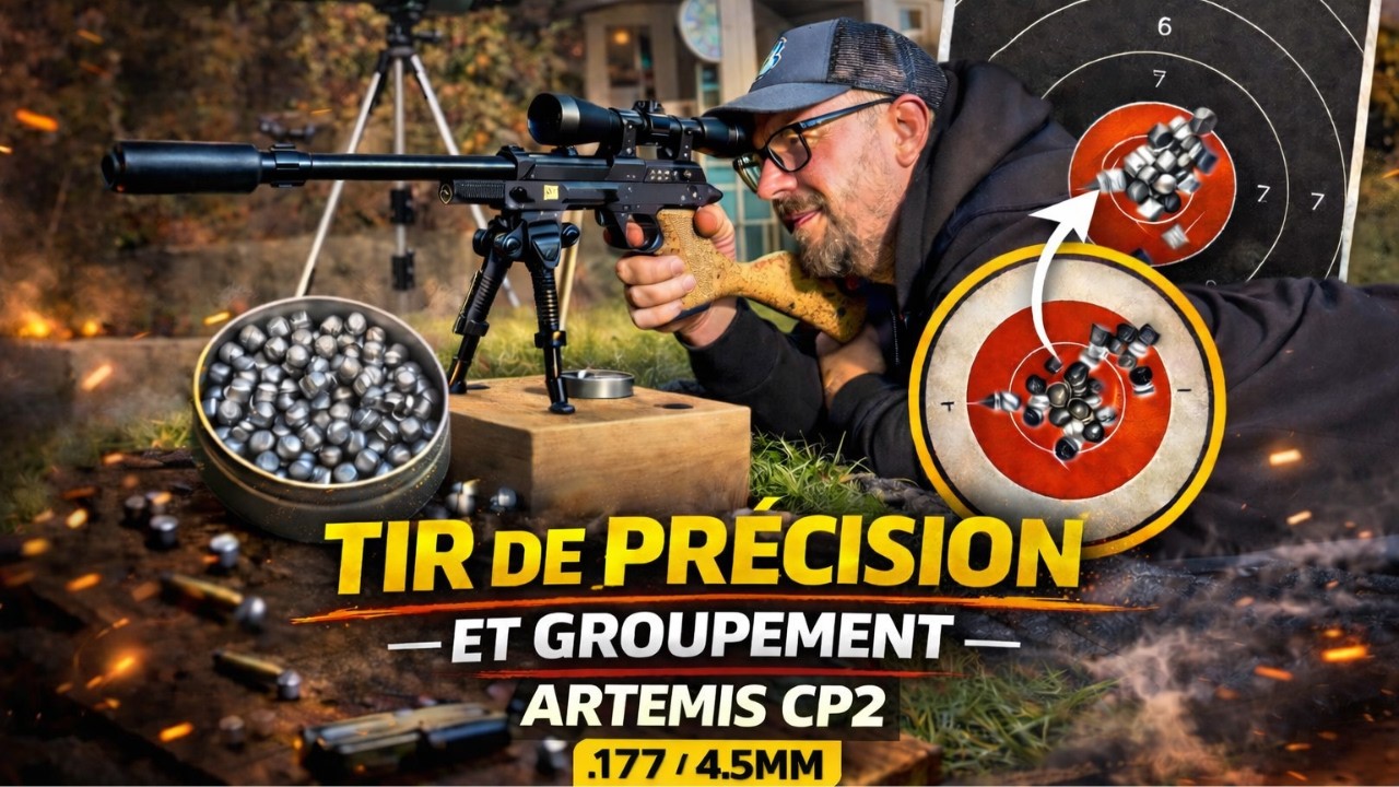🎯Petit prix… GROSSE précision ? Précision et Groupements avec l'artemis CP2 à 18 mètres !