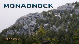 Most hiked summit in U.S. via the secluded “Cliff Walk” trail (Monadnock)