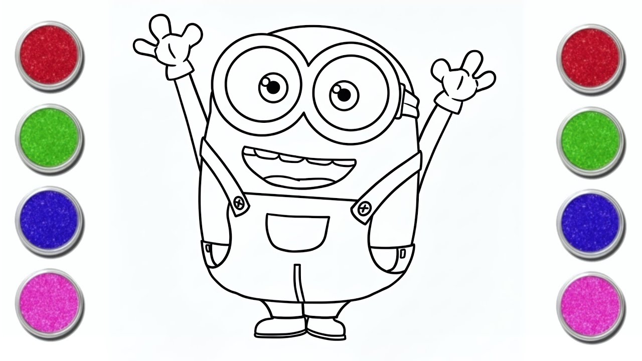 How to Draw Mega Minion  USA | Minion Drawing for Kids USA | Step by Step Tutorial |