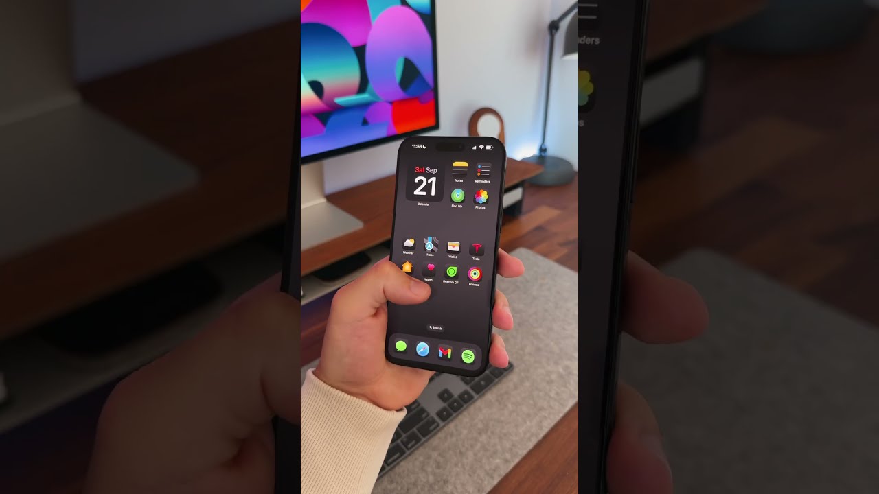 My Minimal Home Screen Setup With IOS 18 Tech Iphone Ios