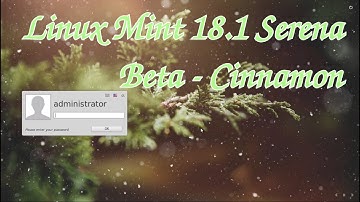 Linux Mint 18.1 Serena Beta - Cinnamon