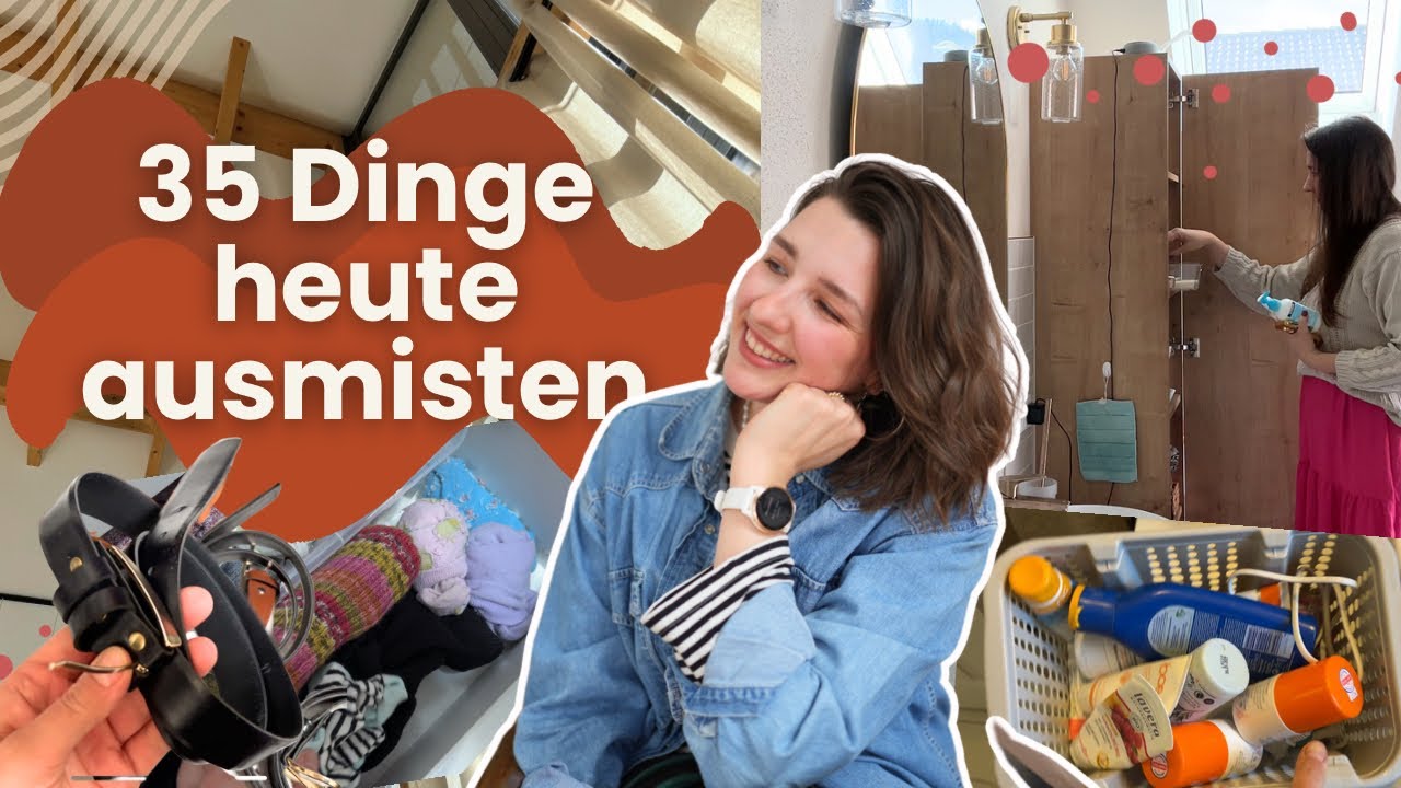 35 Dinge, die du sofort ausmisten kannst ✨für mehr Minimalismus