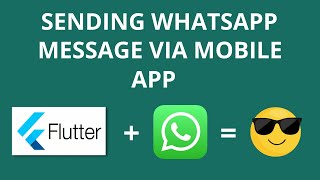 Integrate WhatsApp with Flutter App | In Hindi | Click to Chat screenshot 4