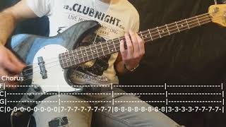 Lord Of The Lost - Six Feet Underground Bass Cover (Tabs)