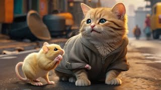 cute cat and rat video ❤🥀❤️ beautiful cat and rat video #cutecat #catvideos #leesha pal by Leesha Pal 225 views 2 weeks ago 1 minute, 21 seconds