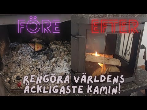 Hur Man Rengör Världens Sotigaste/Skitigaste kamin! 