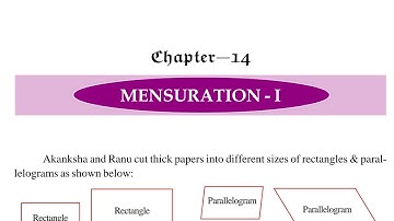 Mensuration -1 (part 3)| Exercise 14.3 | 8th maths chapter 14 | CGBSE | SCERT
