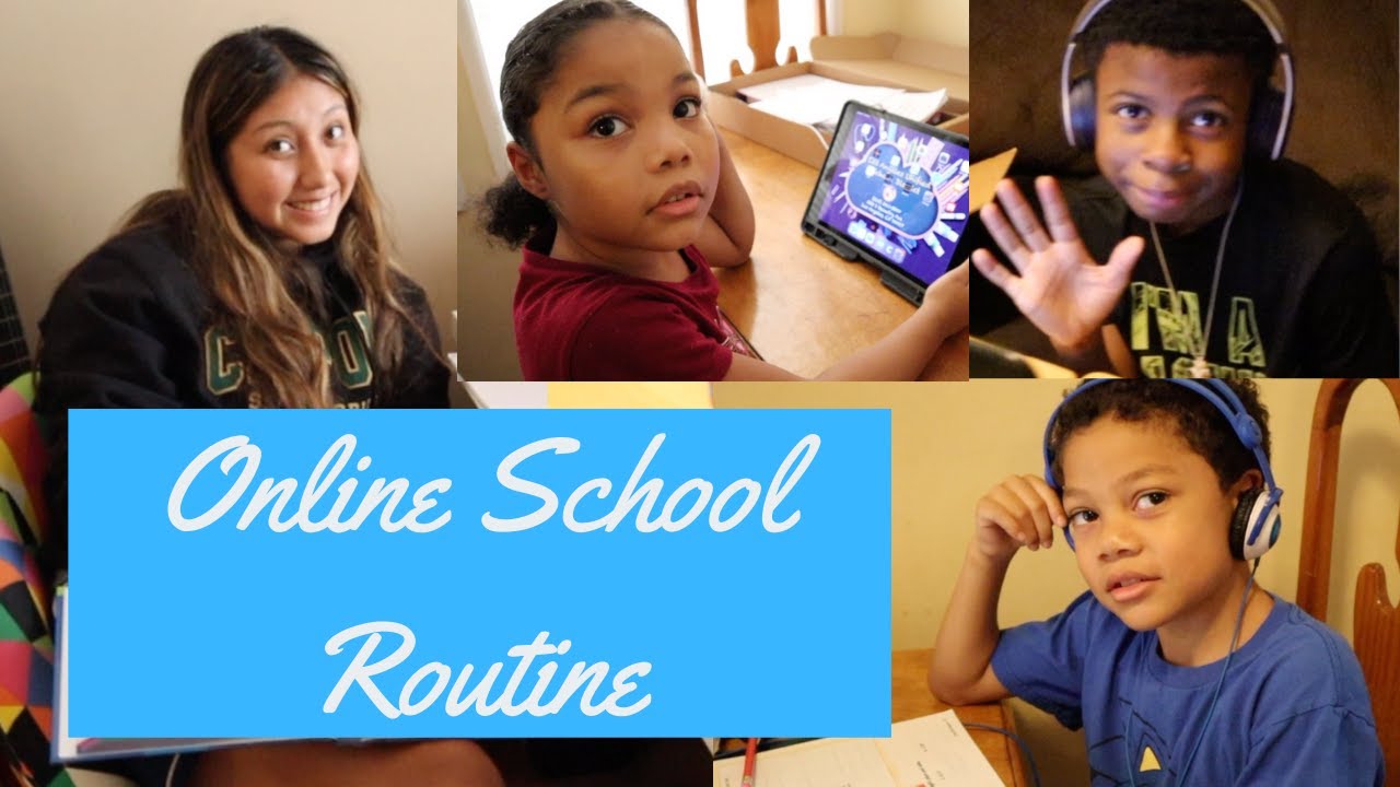 Our Online School Routine in Quarantine 2020 | Our Family Vine