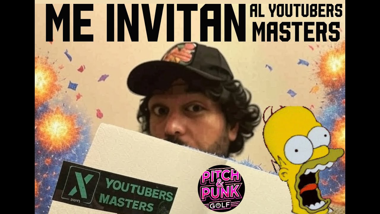 1X32: ME INVITAN AL YOUTUBERS MASTERS #youtubersmasters #golf #creatorsmasters