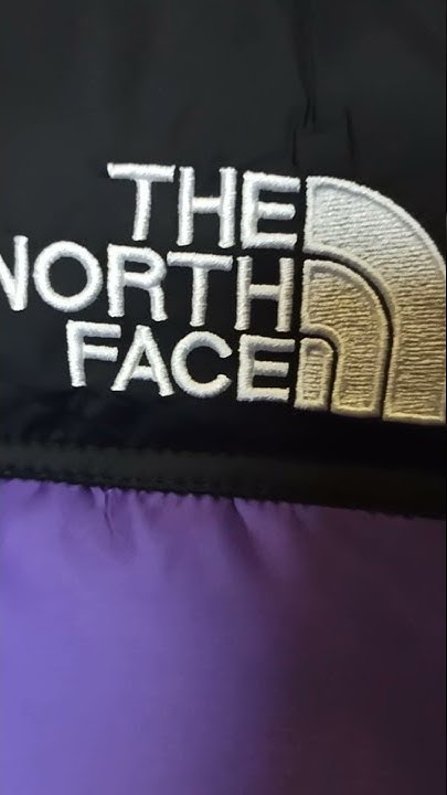 Зимняя куртка The North Face фиолетовая - YouTube