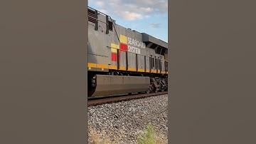 Seaboard System Heritage Unit, CSX Train At Railroad Crossing In Kentucky, JawTooth #Shorts