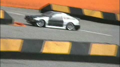 Team D-Style Cyclone chassis AE86 Counter steer Rc Drifting at HPI Drift Track CS drift