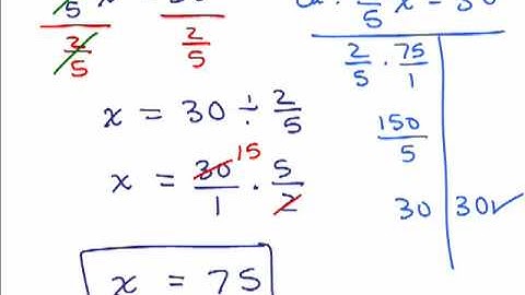 Solving Linear Equations Part 5
