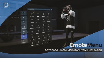 Advanced Emotes Menu UI - ESX/QBCORE