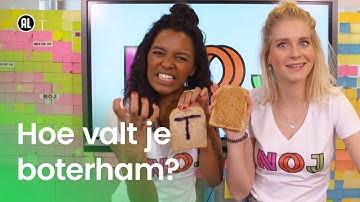 Valt de boterham altijd met de besmeerde kant naar beneden? | NOJ