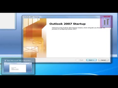 how to configure outlook 2007 in Windows 7