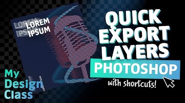 How To QUICK EXPORT Individual Layers in Photoshop ✅