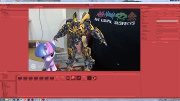 Early AR test using Unity + @vuforia