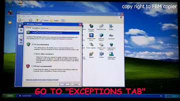 How to Enable FTP software on Windows XP Firewall