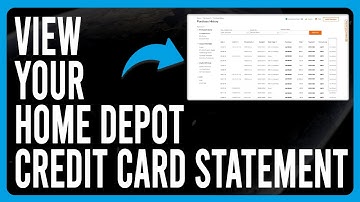 How To View Your Home Depot Credit Card Statement (View Home Depot Credit Card Statements Tutorial)