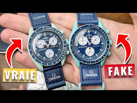 REAL VS FAKE MoonSwatch Omega X Swatch : Comparatif (Montre Ton Calibre !)