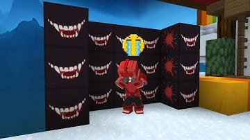 Trolling Noob with New Scary Block in BedWars (Blockman Go)
