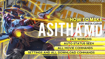 HOW TO MAKE ASITHA MD FOR MIZTA CLOUD FREE | Step-by-Step Full Tutorial (Sinhala)