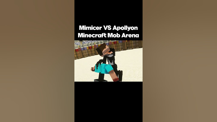 Apollyon VS Mimicer | Minecraft Meme Mob Arena